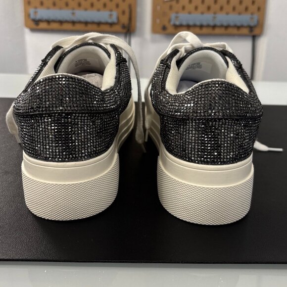 NEW Jessica Simpson Women COMIRRA Grey Platform Rhinestone Sneaker,Sz 7.5,No Box - Picture 5 of 12